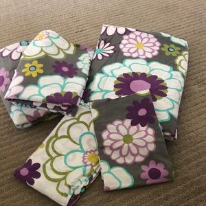 Pottery Barn Teen twin XL duvet cover and sheet set